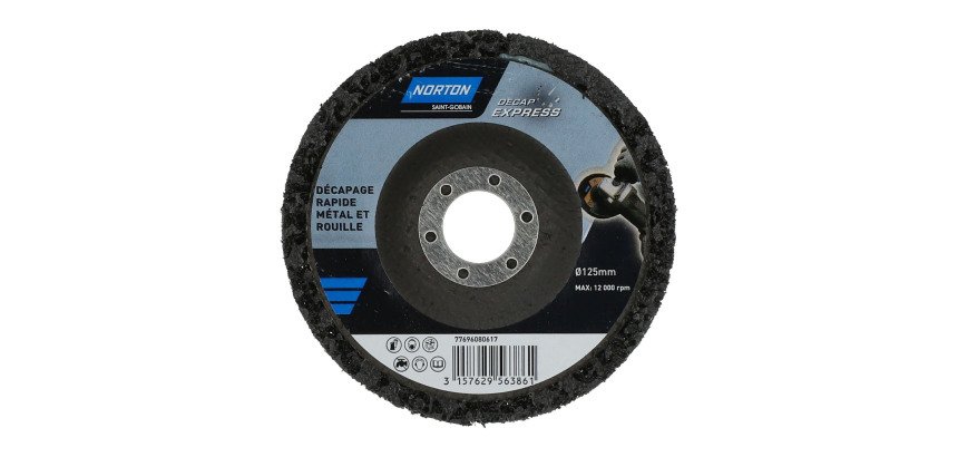 Disque Decap' Express métal et rouille Ø 125 x 22,23 mm