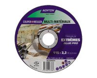 Disque de découpe 2 en 1 Norton multi-matériaux Ø 115 x 22,23 mm