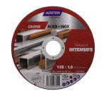Disque à tronçonner Norton – Usage intensif acier et inox Ø 125 x 22,23 mm