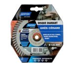 Disque diamant Norton grès cérame Ø 125 x 22,23 mm