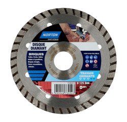 Disque diamant Norton briques Ø 125 x 22,23 mm