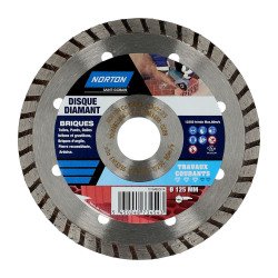 Disque diamant Norton briques Ø 125 x 22,23 mm