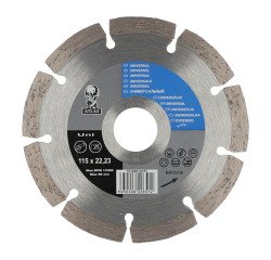 Disque diamant Atlas matériaux de construction Ø 115 x 22,23 mm - Nombre de segment 9