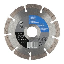 Disque diamant Atlas matériaux de construction Ø 115 x 22,23 mm - Nombre de segment 9