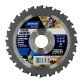 Disque carbure Norton multi-matériaux Ø 125 x 22,23 mm - Nombre de segment 24