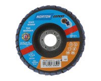 Disque à lamelles Norton Expert Ø 125 x 22,23 mm - Grain 60 - Lot de 5