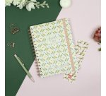 Agenda semana vista espiral Journal Verde Finocam 155 x 212 mm