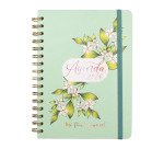 Agenda semana vista espiral Journal Verde Finocam 155 x 212 mm