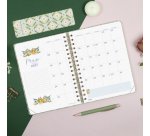 Agenda semana vista espiral Journal Verde Finocam 155 x 212 mm