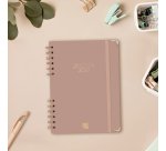 Agenda semana vista espiral Alma Rosa Finocam E10 155 x 212 mm