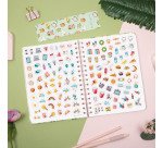 Agenda semana vista espiral Journal Rosa Finocam 155 x 212 mm