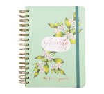 Agenda dia página espiral Journal Verde Finocam 155 x 212 mm