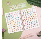 Agenda dia página espiral Journal Rosa Finocam 155 x 212 mm