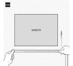 Vade de sobremesa Semana Vista 42 x 31 cm Finocam