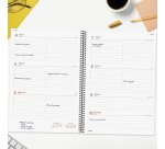 Agenda semana vista espiral Year Negra Finocam E40 210 x 297 mm