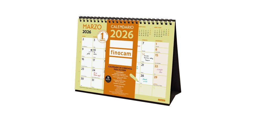 Calendario de sobremesa Grafik Finocam S 210 x 150 mm