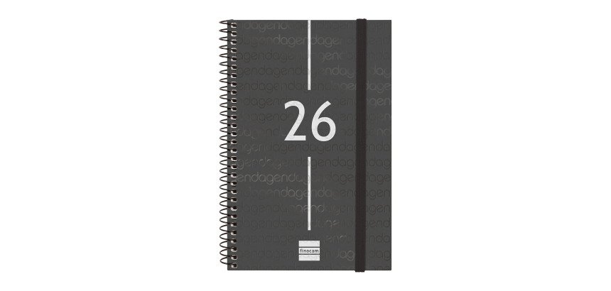 Agenda semana vista espiral Year Finocam E5 117 x 181 mm