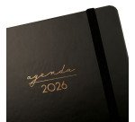 Agenda semana vista 155x212 mm Alma negro Finocam
