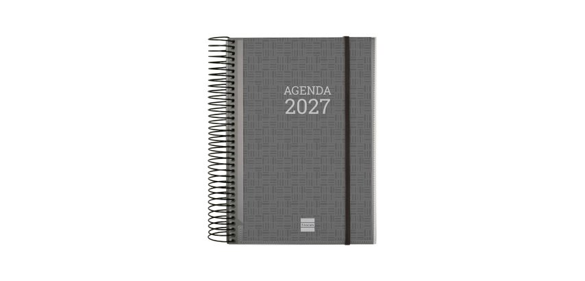Agenda 155x212 1 Día Página Espiral Personalizable Finocam