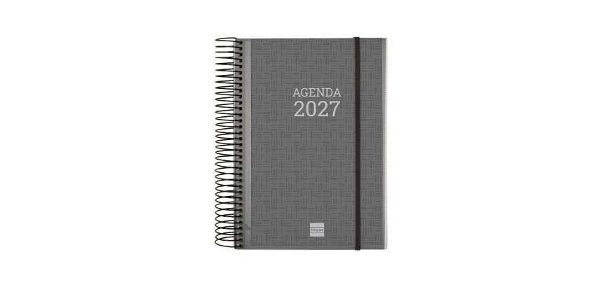 Agenda 155x212 1 Día Página Espiral Personalizable Finocam