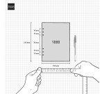 Recambio anual 1000 155x215 Semana Vista Vertical Open R1099C Finocam Catalán