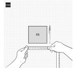 Calendario Sobremesa XS 140x150 Mes Vista Números Grandes Finocam