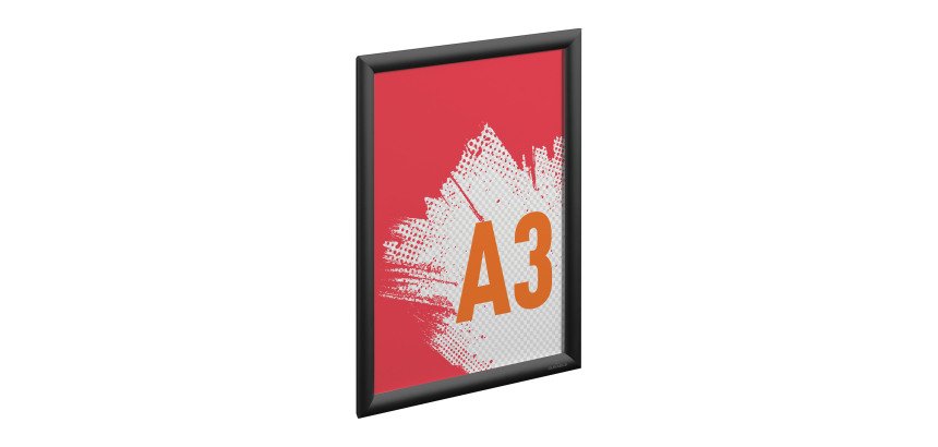 Cadre clipsable aluminium A3