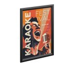 Marco de aluminio con cierre a presión A3