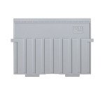 Intercalaires gris pour boîte à fiches 148 x 210 mm - Boîte de 5