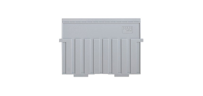 Intercalaires gris pour boîte à fiches 148 x 210 mm - Boîte de 5