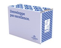 Sobre gran formato 229x324 mm blanco La Couronne 100gr con ventana - caja de 250