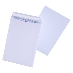 Pochette velin blanc 90 g La Couronne 229 x 324 mm sans fenêtre - Boîte de 250