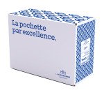 La Couronne - Pochette velin blanc 90 g 229 x 324 mm sans fenêtre - Boîte de 250