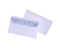 Enveloppe 110 x 220 mm La Couronne 90 g sans fenêtre blanche - Boîte de 200