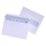 Enveloppe La Couronne 90 g avec bande protectrice blanche - Boîte de 200