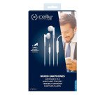 Celly UP300WH cuffia e auricolare Cablato In-ear Musica e Chiamate Bianco