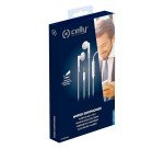 Celly UP300WH cuffia e auricolare Cablato In-ear Musica e Chiamate Bianco