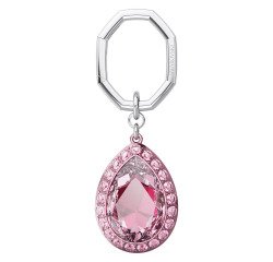 En_swarovski portachiavi taglio pear