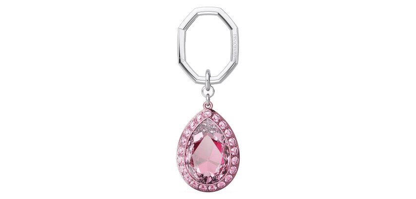 Swarovski portachiavi taglio pear