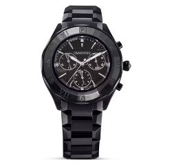 En_swarovski orologio nero