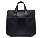 Piquadro cartella trolley p/pc 15,6'' in tessuto riciclato cm 42x37x20