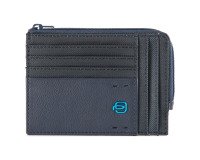 Piquadro bustina p/monete, documenti e carte di credito cm 12,5x9x1