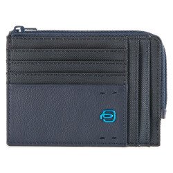 Piquadro bustina p/monete, documenti e carte di credito cm 12,5x9x1