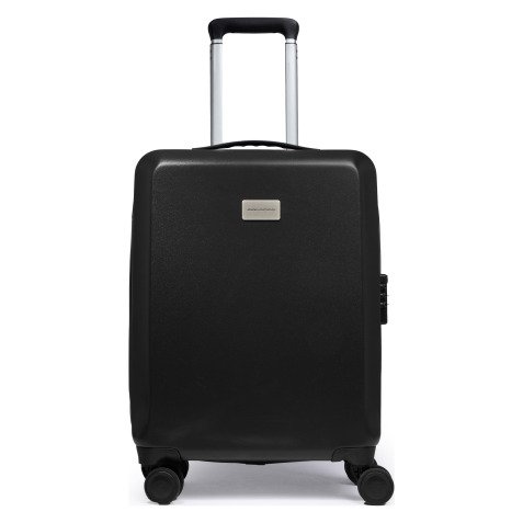 Piquadro trolley rigido in polipropilene riciclato cm 40x55x20