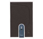 Piquadro Porta carte di credito con sliding system e protezione RFID