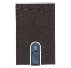 En_piquadro porta carte di credito con sliding sy