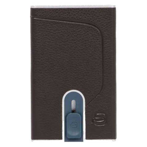 Piquadro Porta carte di credito con sliding system e protezione RFID