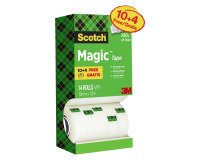 Confezione convenienza 10+4 omaggio Nastro adesivo Scotch Magic 810 19 mm x 33 m trasparente