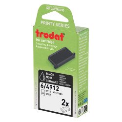 Inktcassette Professional Line 6/4912A Trodat - Set van 2 stuks