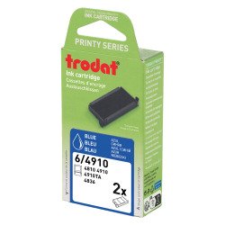 Inktcassette Printy 6/4910A Trodat - Set van 2 stuks